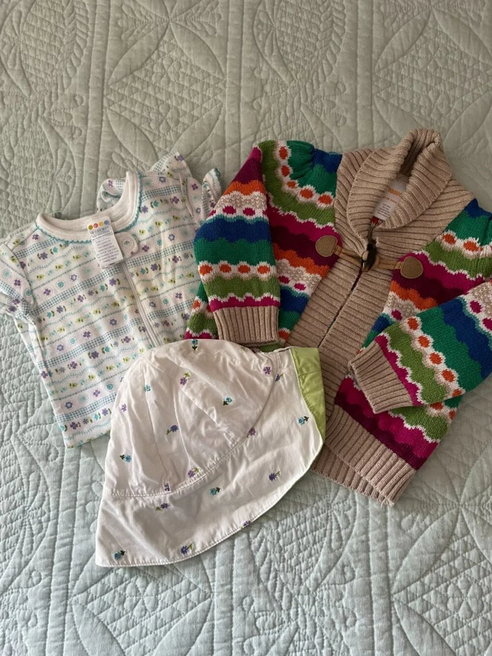 GYMBOREE | Baby Girls' Vibrant 3 Piece Clothing Bundle Size 12m to 24m